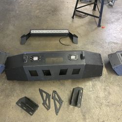Winch Bumper W/ Led Bar 