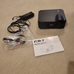 FAVI RioHD-LED-3 LCD Projector - 576p - HDTV - 4-3 - LED - 50 W - 20000 Hour - 8