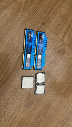 G skill ram ddr3 (4x2), AMD FX cpu, intel core i5 2500k cpu, intel core i7 4790k cpu