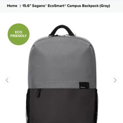 NWT TARGUS SAGANO GRAY LAPTOP 15.6” Backpack