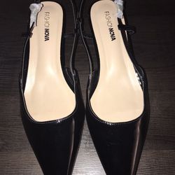 Fashion Nova Black Kitten Heels 