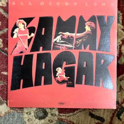 Never Used Sammy Hagar All Night Long 1978 Vintage Vinyl Record