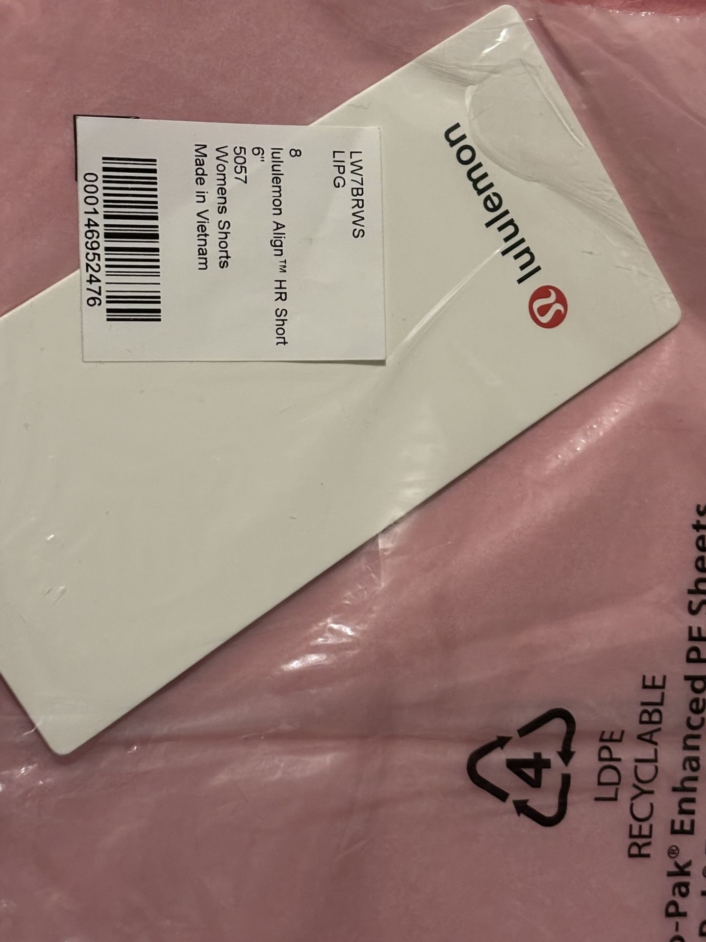 Lululemon New In Packaging Align Shorts
