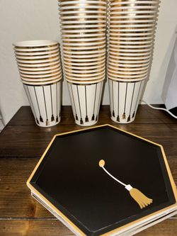 61 Cups, 29 dessert plates Graduation (Queen Creek)