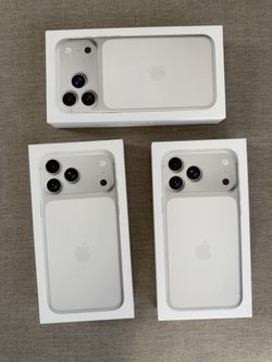 Apple iPhone 17 Pro Max Silver 1335 Or 17 Pro Silver 1225 Unlocked New