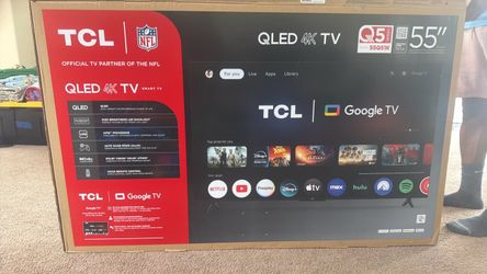 55in TV TCL QLED 4K
