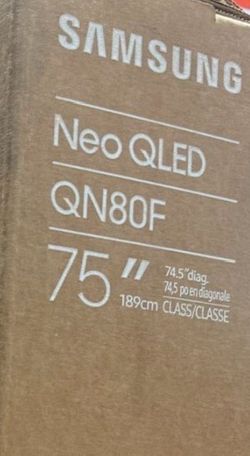 SAMSUNG 75-Inch Class NEO QLED 4K QN80F Series Quantum HDR+, Dolby Atmos Object Tracking Sound Lite, Direct Full Array, Q-Symphony 3.0