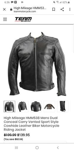 High mileage motorcylce jacket