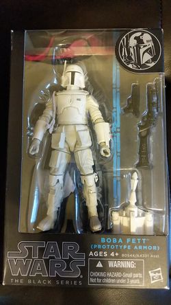 Rare Black Series Boba Fett Prototype (white) Armor