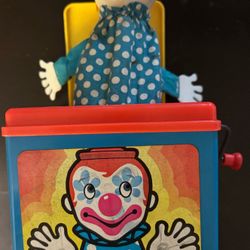 Vintage Matte Jack In The Box 