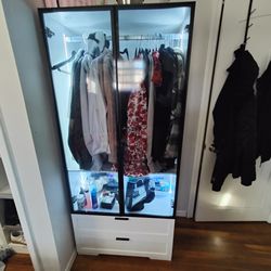 White Dresser with LED Lights 