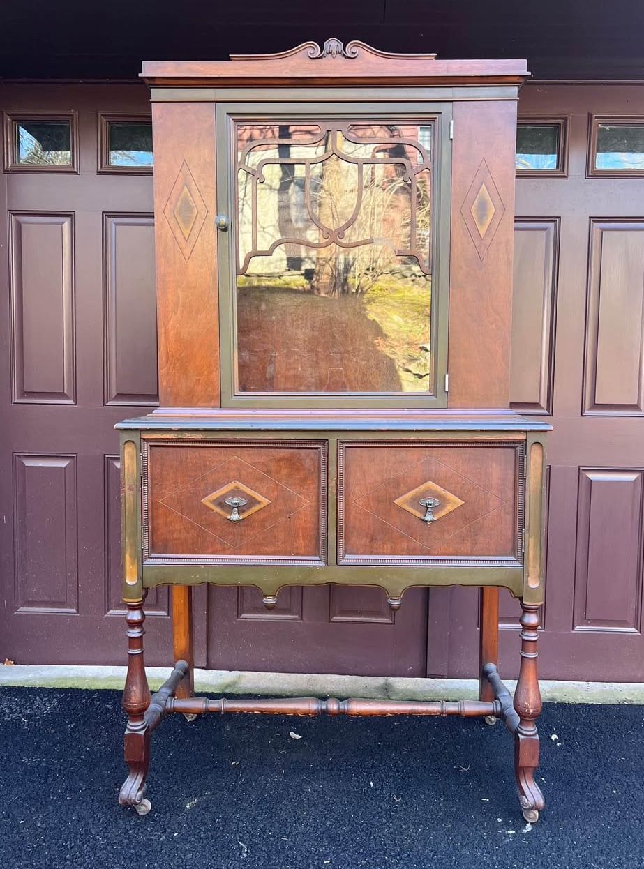 Jacobean Wall Unit / Showcase / Dresser 