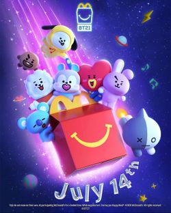 McDonalds Happy Meal Toys BT21