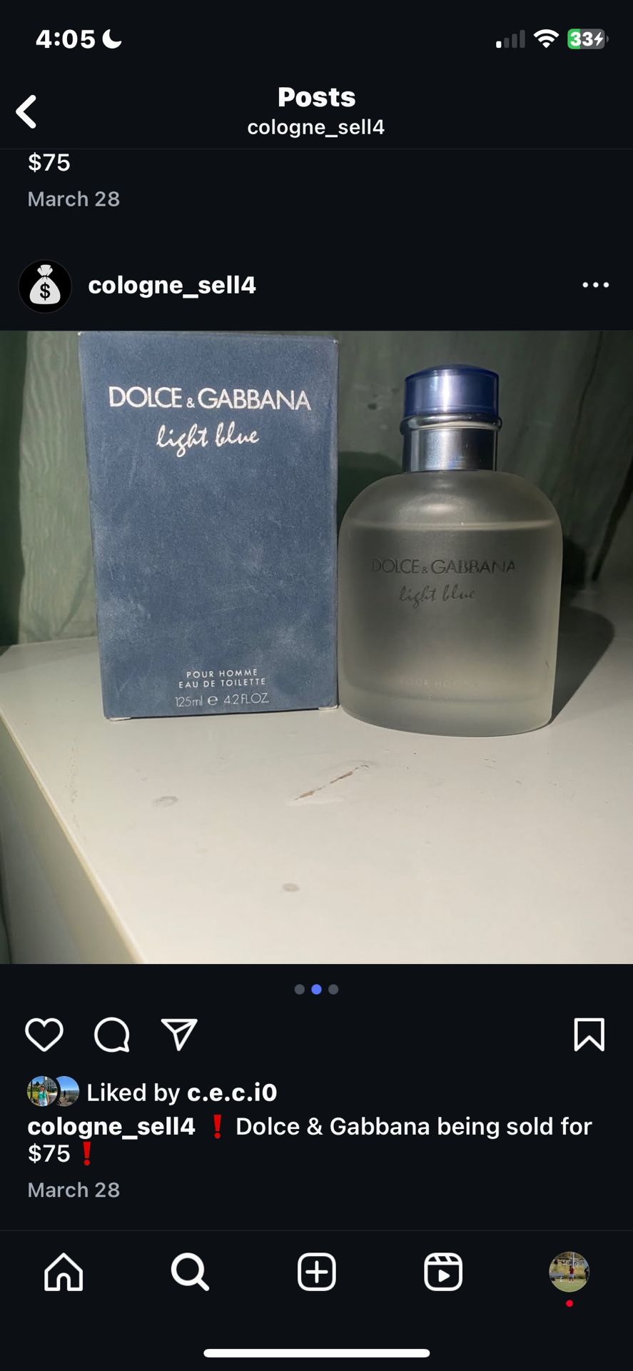 Dolce & Gabana 125ml
