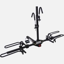 Maxxhaul 50027 Hitch Mount Bike Rack Platform - Style 2-Bike Rack for Cars Truck