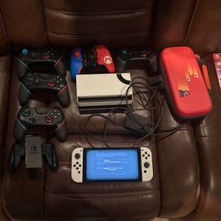 Nintendo Switch with games 