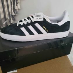Adidas Gazelle Mens Size 13- Black