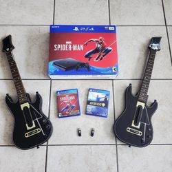 Like NEW Playstation 4 / PS4 / Guitar Hero LIVE Sets For $$ (Read The Descriptions PLZ)