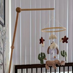 baby crip Mobile! handcrafted animal bed bell