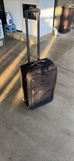 Black Carry-On Rolling Luggage Suitcase