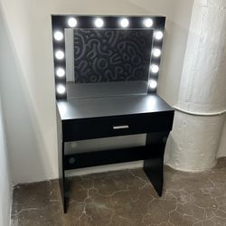 Vanity with Mirror and Lights