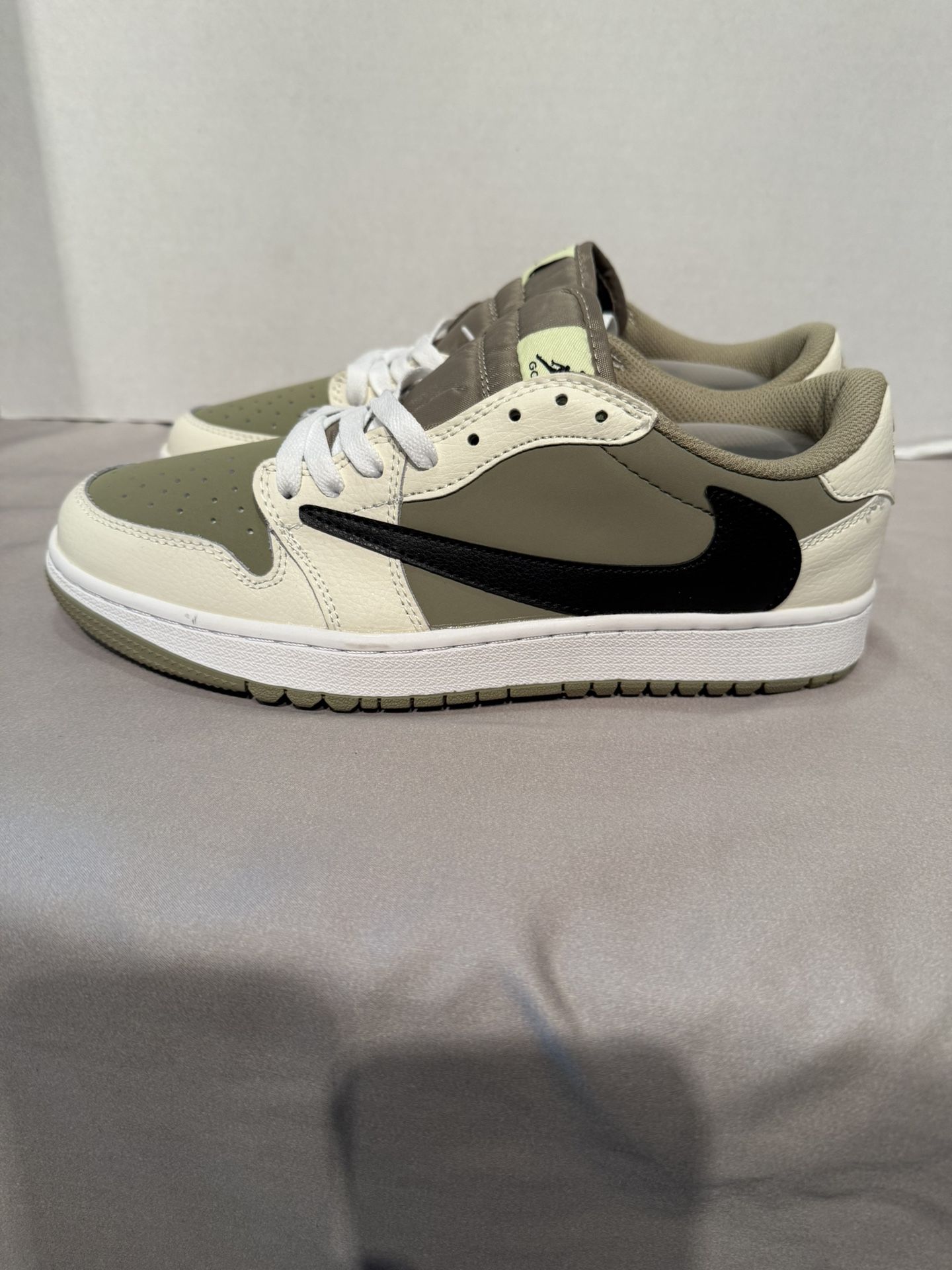 Nike Air Jordan 1 Low OG x Travis Scott Reverse Swoosh Olive Green