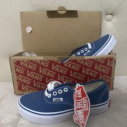 Navy/White Vans 