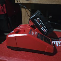 Milwaukee 5.0 Battery And Charger 50% Off🔥