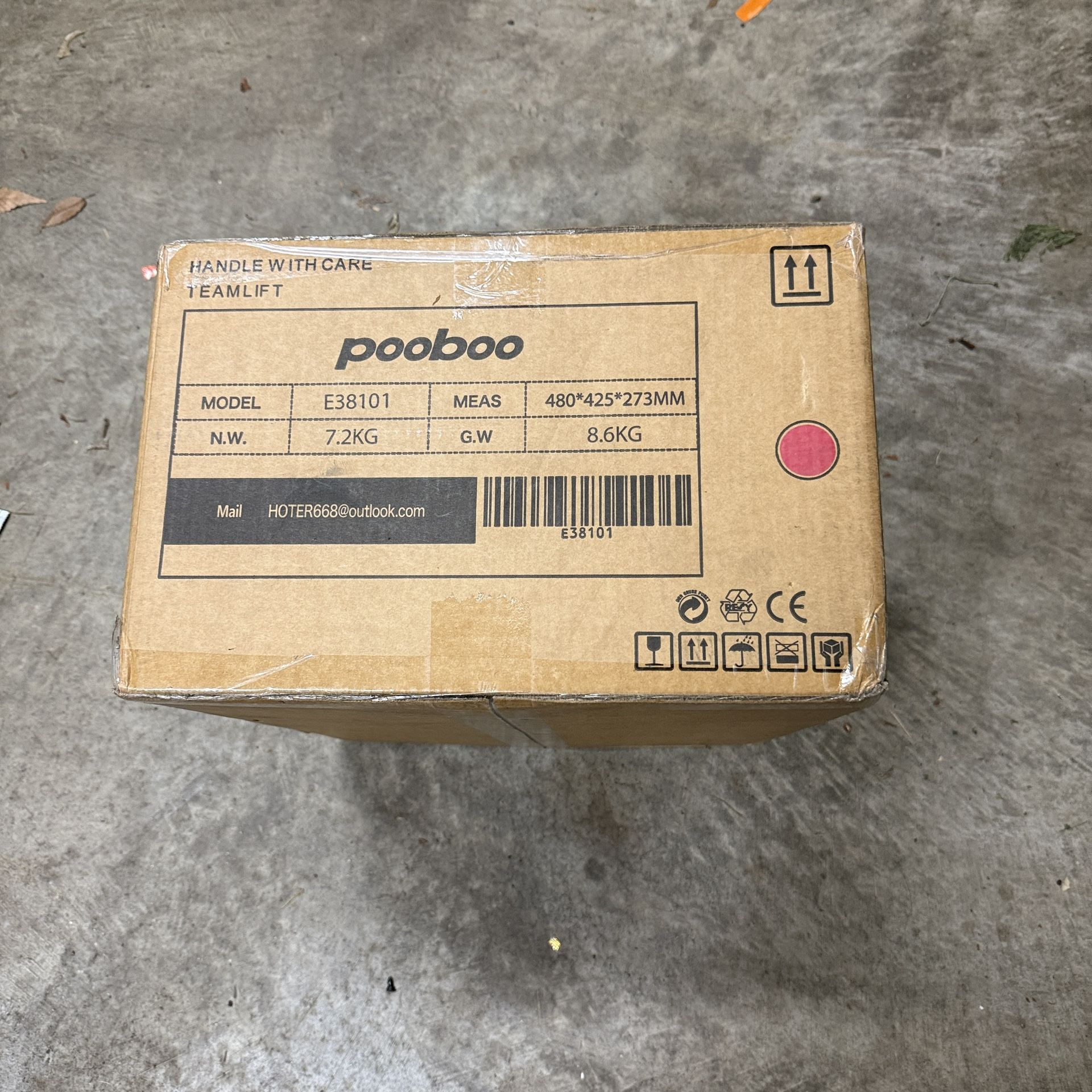 E381 indoor elliptical trainer, Not Open In Box