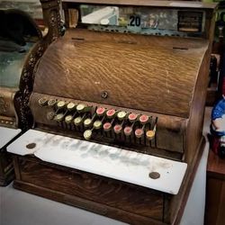 NEEDS WORK - Antique National Model 724 Cash Register