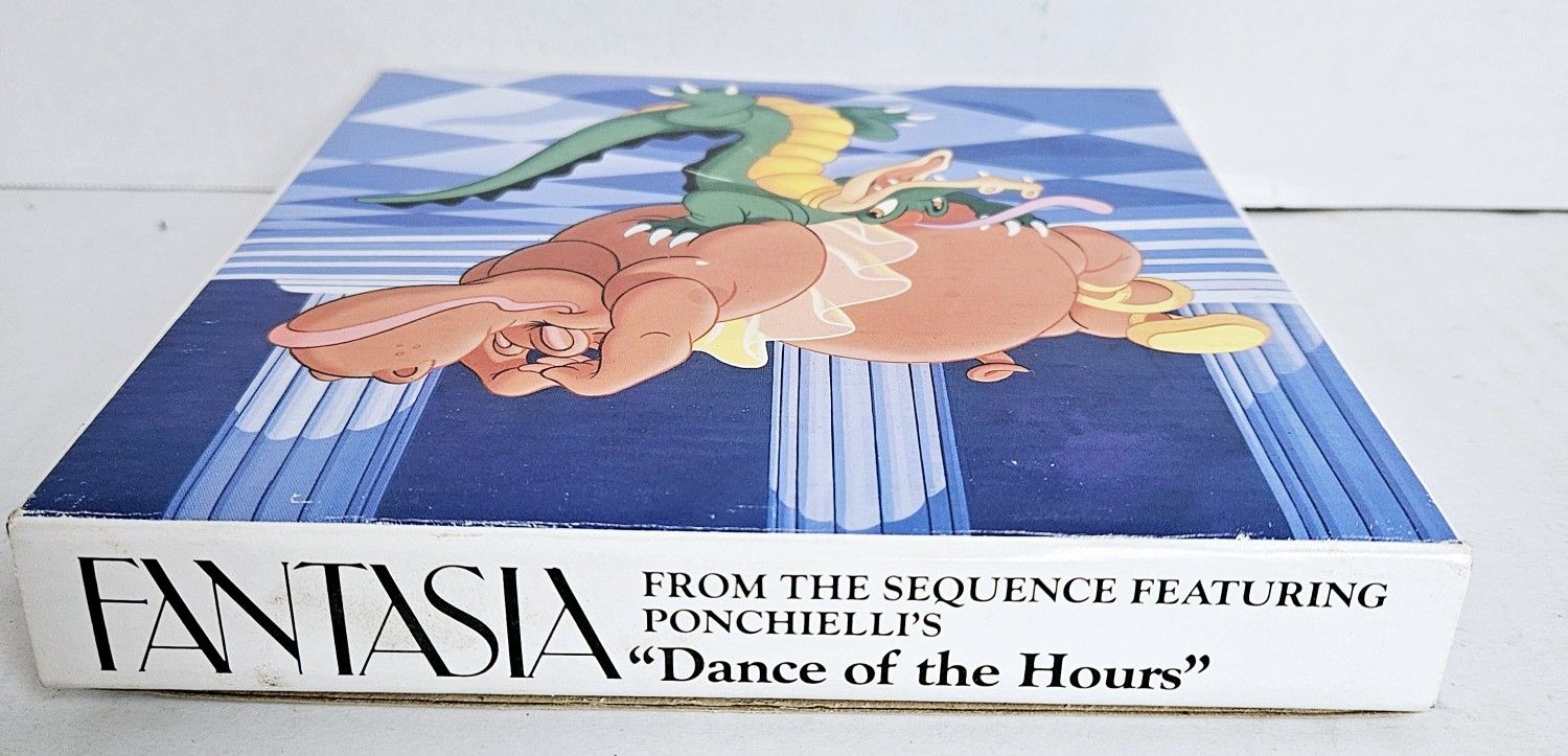 Disney\'s 50 Years of Fantasia Dance of the Hours Collectors’ Plate + Box 1990