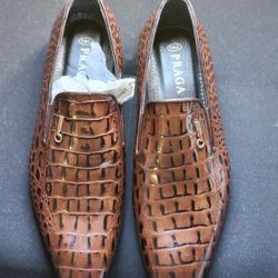 Praga Mens Leather Dress Shoes