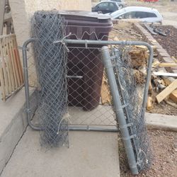 Wire Fence With Gate