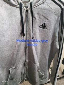 Adidas grey hoodie