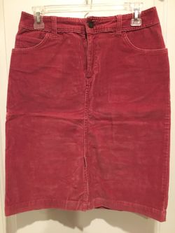 Velvet skirt size 4
