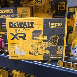 DEWALT 20V MAX Jig Saw, Cordless, Barrel Grip, 3,200 Blade Speed, Bare Tool Only (DCS335B)