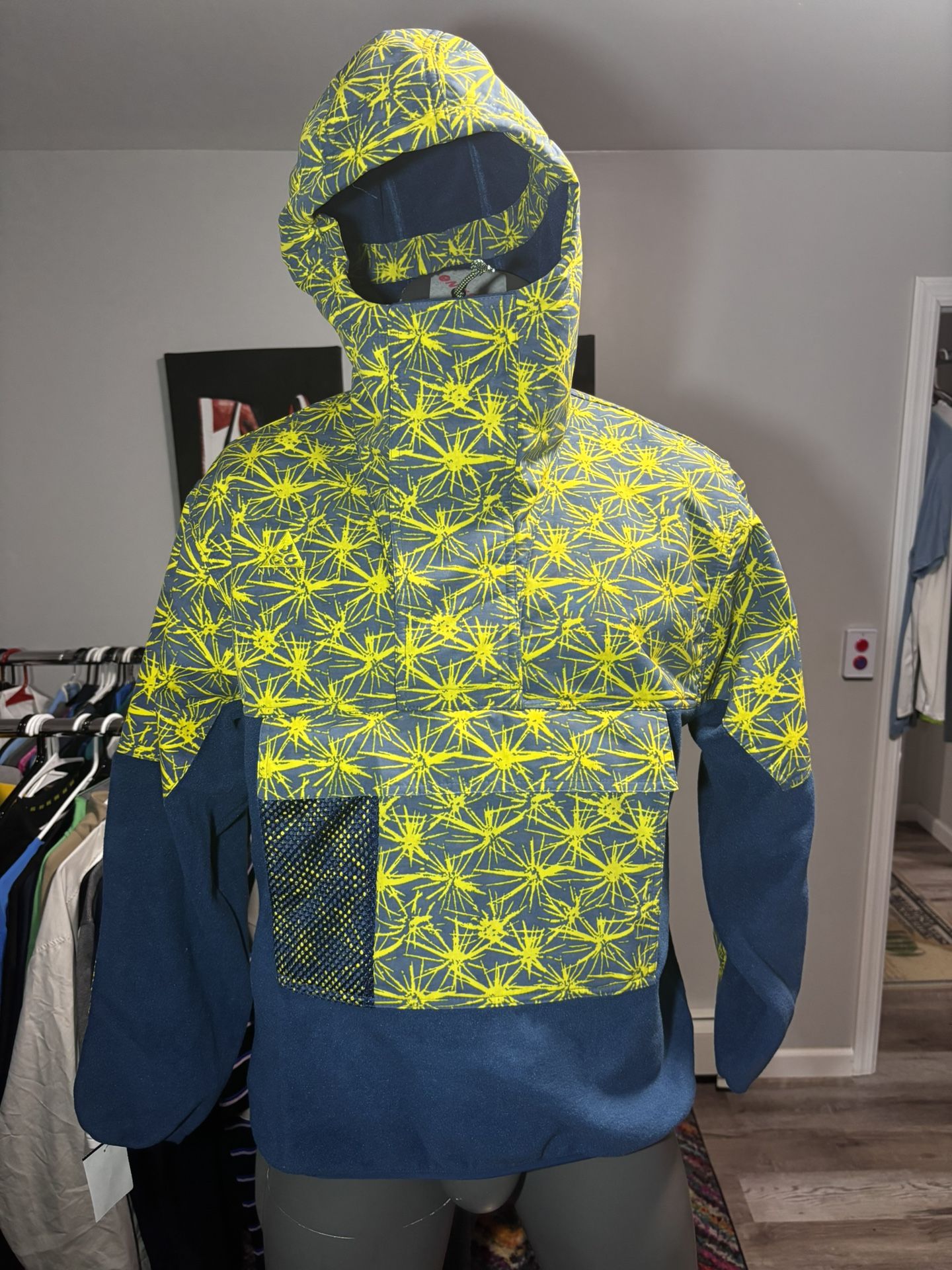 NWT Nike ACG Men's Fleece Anorak PULLOVER Jackets 1/4 Zip STORM FIT Size SMALL