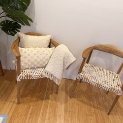 Two Wooden Chairs 