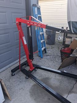 Pittsburgh three ton cherry picker.\