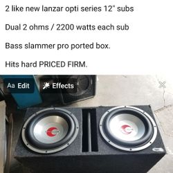 Lanzar Opti Subs