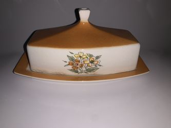 Vintage Butter Dish The Stone Ware Grand Bahama 4907
