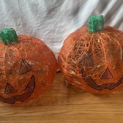 Halloween Light Up Pumpkin Indoor Or Outdoor Decor   🎃 