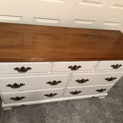 Antique refurbished Solid Wood Dresser 