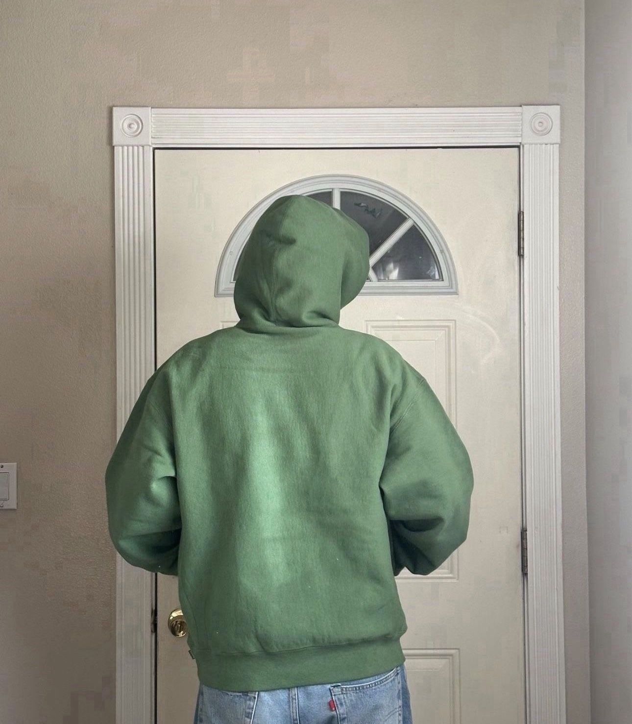 Supreme Collegiate Acronym Hoodie Green