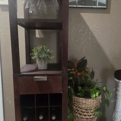 Wine Bottle Cabinet. 12 Glasses Inc. 5'3"H ×16"w. $126