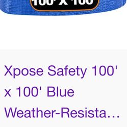 Really really big tarp 100 Square Ft  +5 Mil Multipurpose Polyethylene Tarp BT-100x100