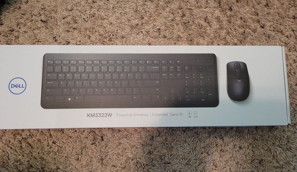 New..Dell Wireless Keyboard With Mouse
