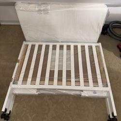 Folding Baby Crib With Mattress