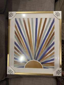 NEW Target Room Essentials Gold Frame – 20x24 Matted to 16x20 (Unopened)