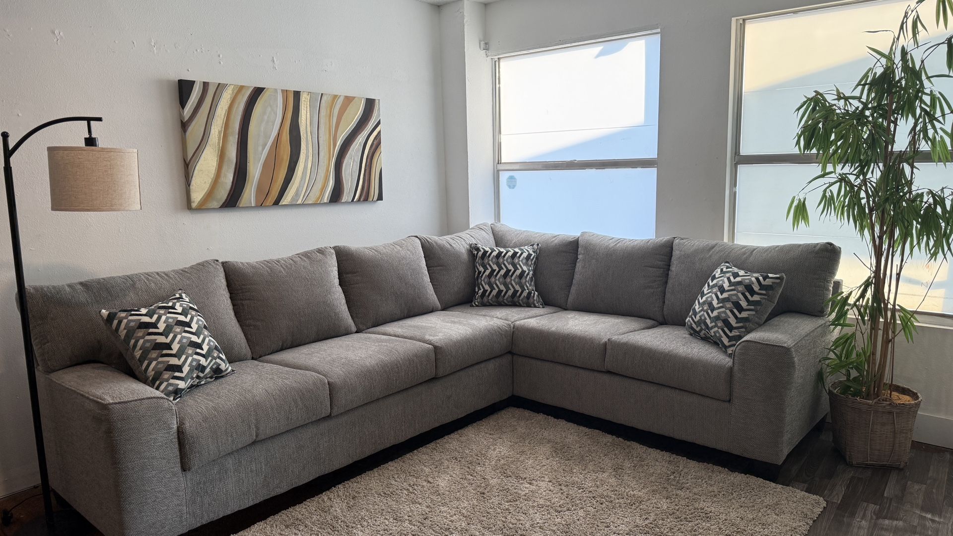 New Grey Sectional